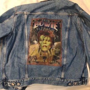 David Bowie large denim jacket